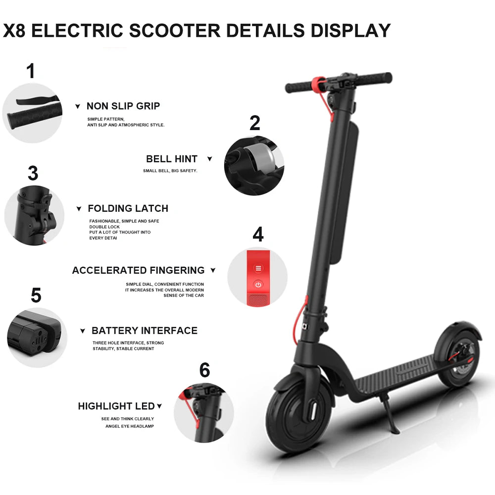HX X8 Electric Scooter UK